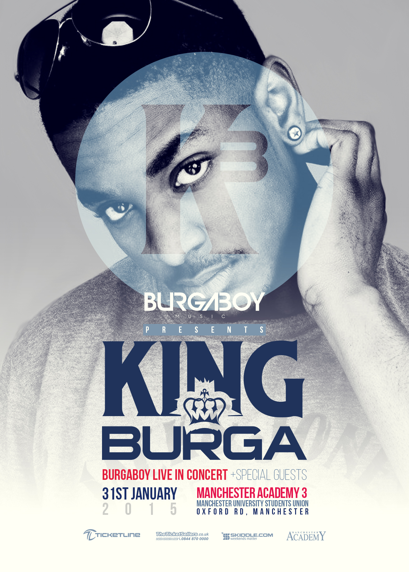 Burgaboy Headlines Concert at Manchester Academy [@MrBurgaboy]