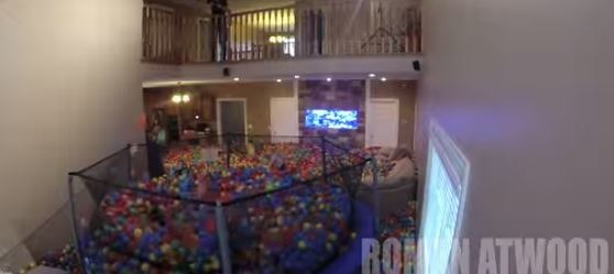 Prankster Turns His House Into An Amazing Giant Ball Pit