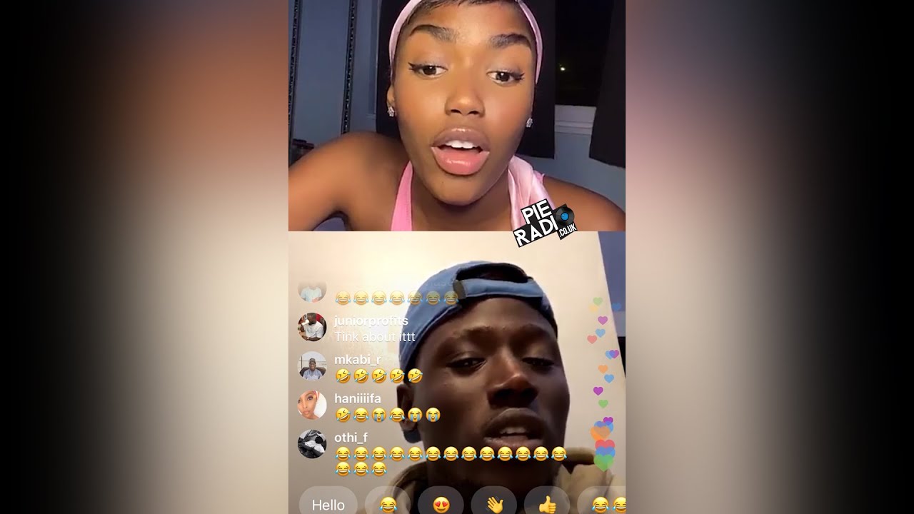 EVA APIO AND FATHER DMW INSTAGRAM LIVE LOVE STORY