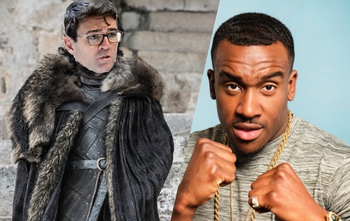 Bugzy Malone has been dethroned as the #KingOfTheNorth by Manchester Mayor Andy Burnham