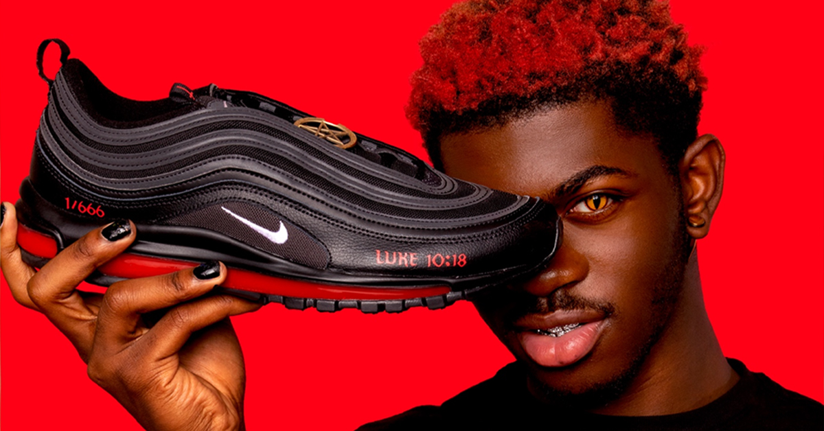 Lil Nas X’s Nike Air Max 97 Satan Shoes With Real Human Blood