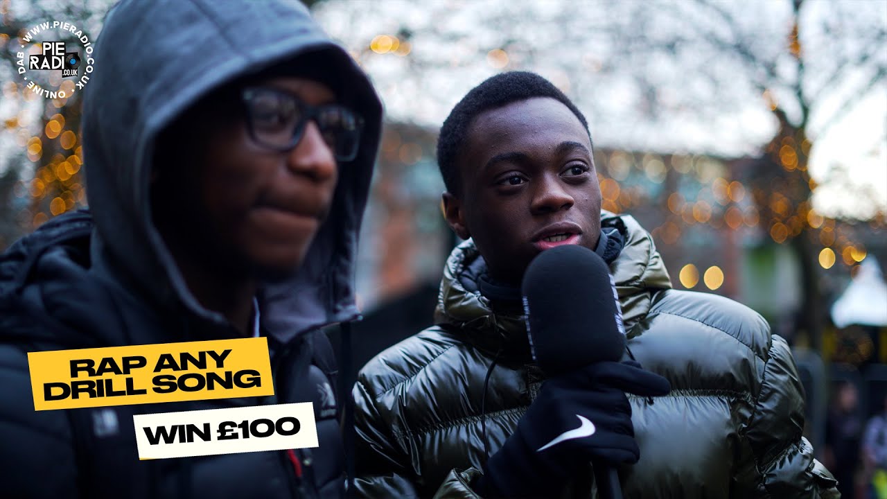 Rap Any Drill Song Word For Word To Win £100 Challenge Part 1 [Manchester Edition]