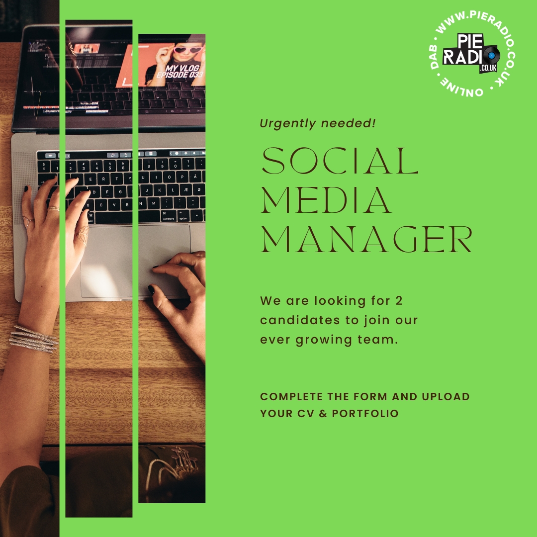 Job Opportunity: Social Media Manager - Pie Radio