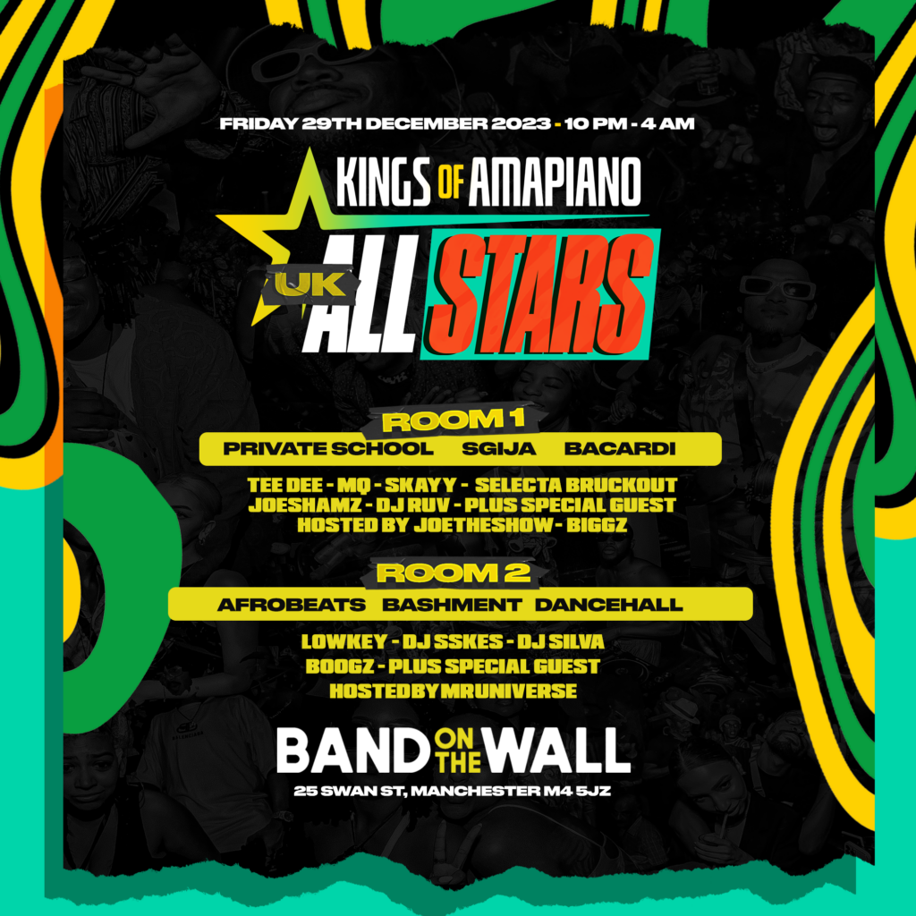 Kings of Amapiano" UK Allstar Edition party!